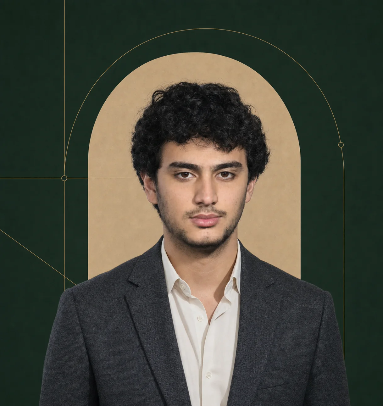 Portrait of Gino Hakim